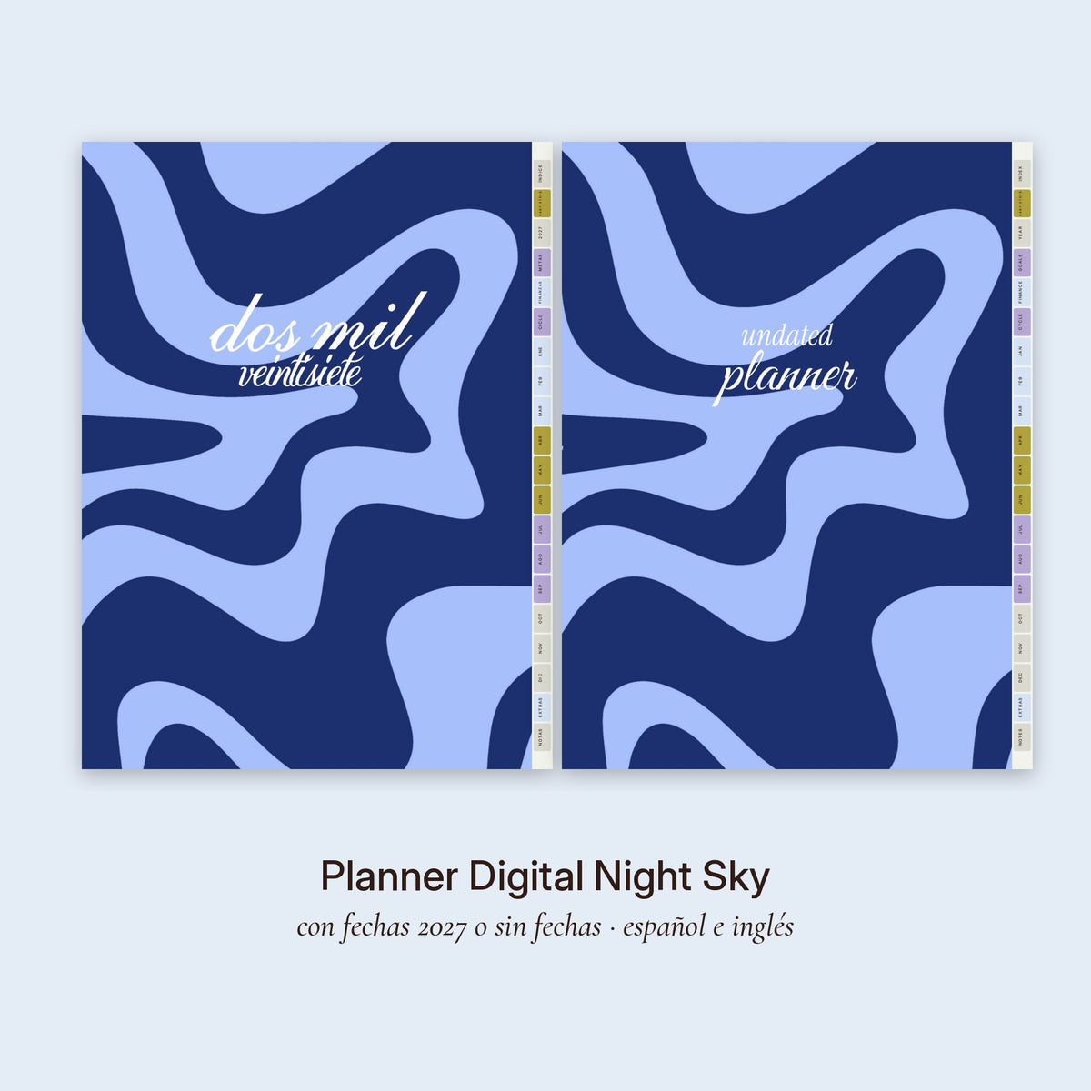 Planner Digital Night Sky · Baby Steps