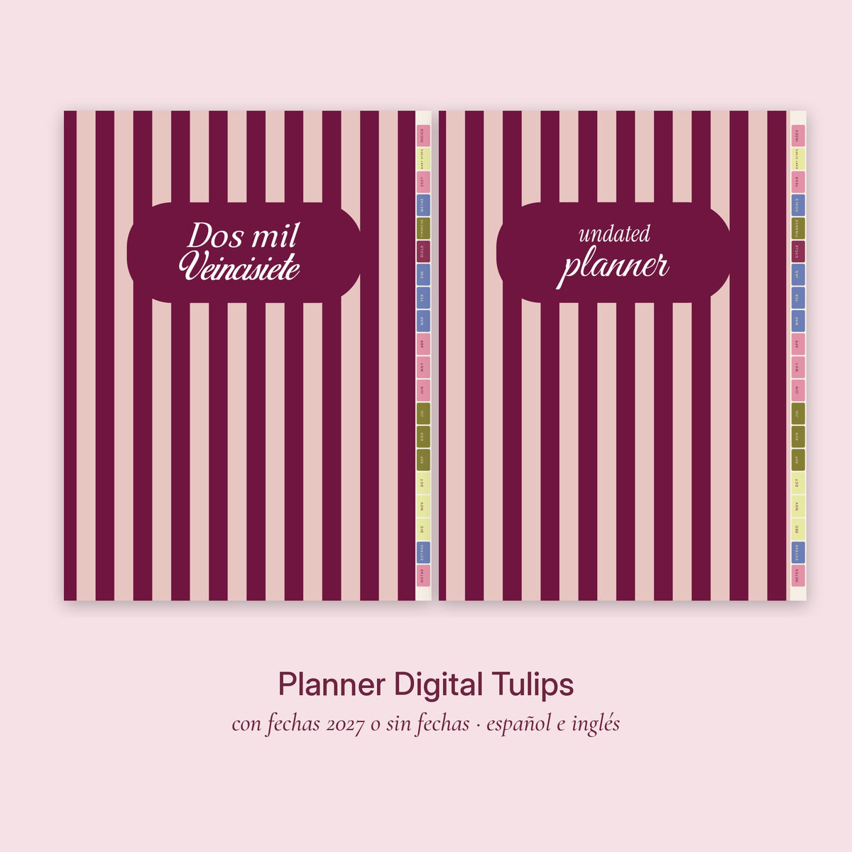 Planner Digital Tulips · Baby Steps