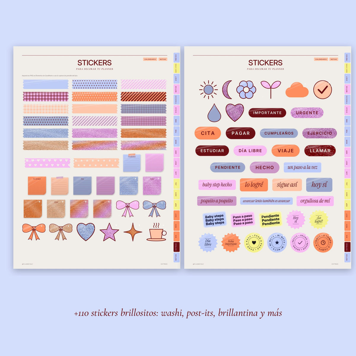Planner Digital Cute · Baby Steps