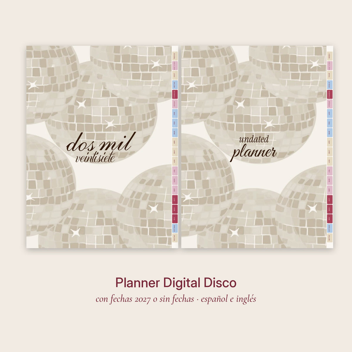 Planner Digital Disco · Baby Steps