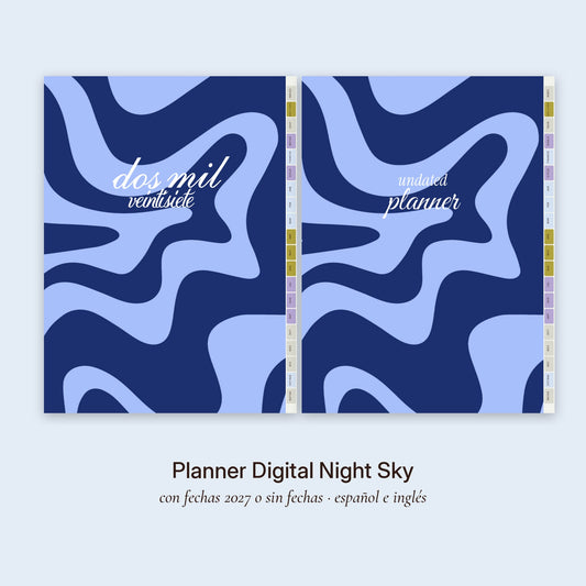 Planner Digital Night Sky · Baby Steps