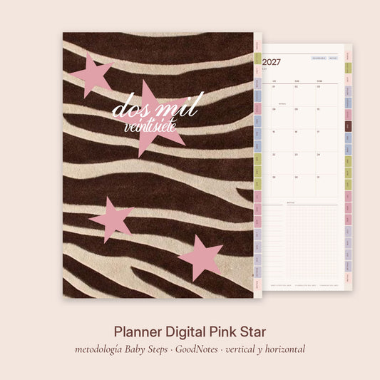 Planner Digital Pink Star · Baby Steps