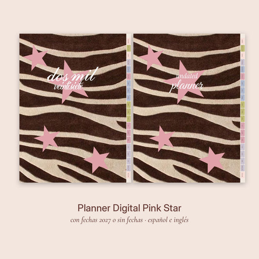 Planner Digital Pink Star · Baby Steps