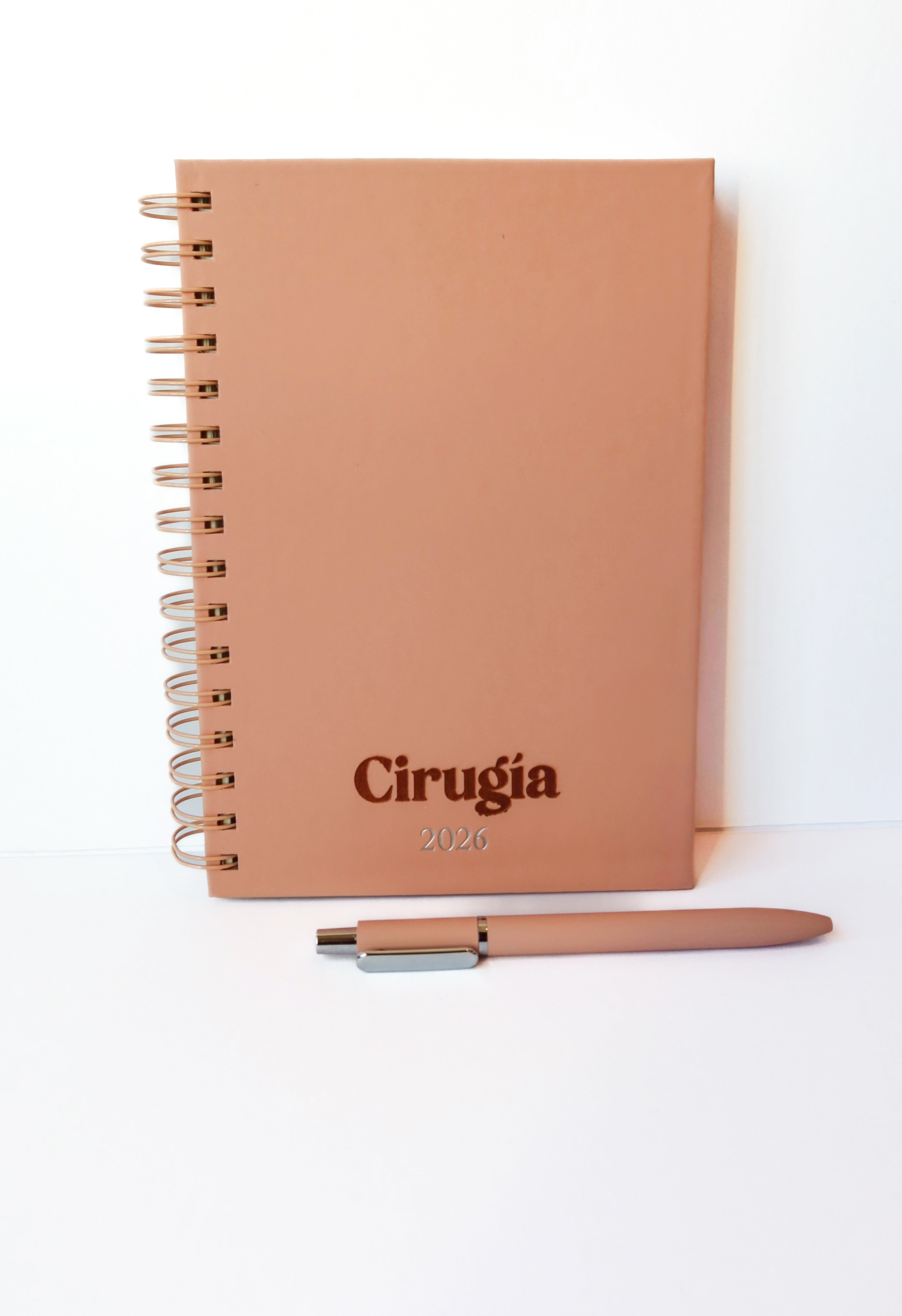 Agenda Diaria con espiral