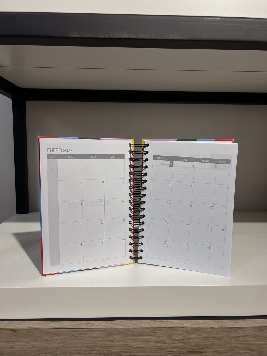 Agenda Black and Beige 2026