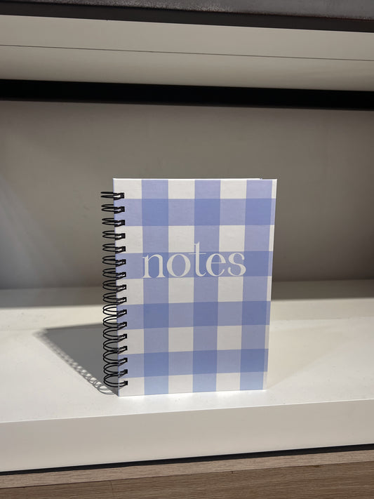 Libreta de notas cuadros