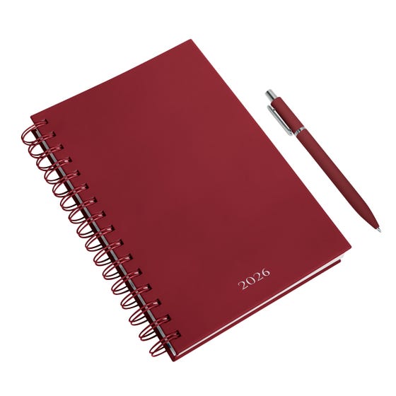 Agenda Diaria con espiral